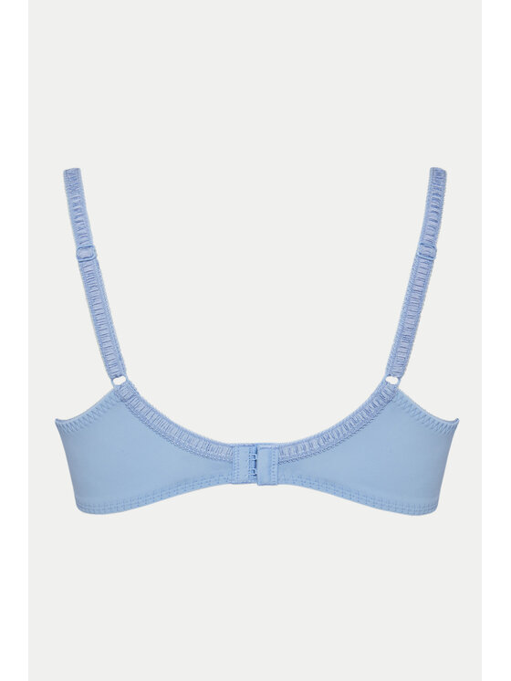 Hunkemöller Hunkemöller Biustonosz z fiszbiną Diva 301189 Błękitny