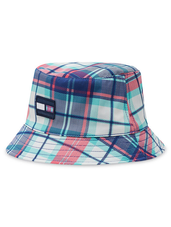 Cappello Tommy Tartan Bucket Hat AU0AU01601