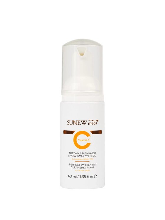 SunewMed+ SunewMed+ SunewMed+ Perfect Whitening Cleansing Foam aktywna pianka do mycia twarzy i oczu 40ml Pianka