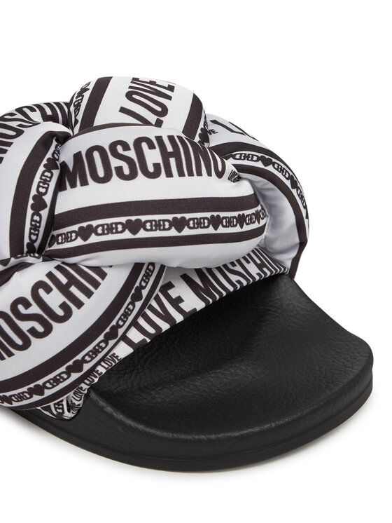 LOVE MOSCHINO LOVE MOSCHINO Şlapi JA28312G0MIW310A Alb