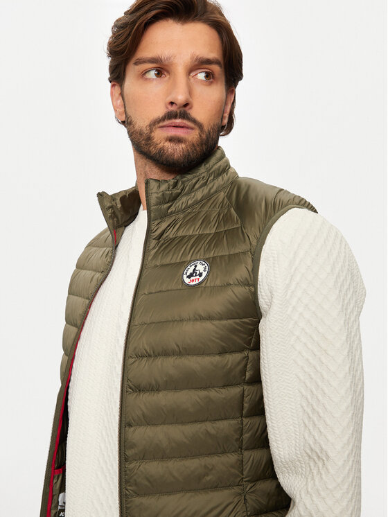 Jott Jott Елек Tom P000MDOW04 Зелен Slim Fit