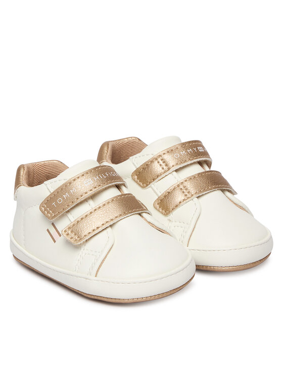 Tommy Hilfiger Tommy Hilfiger Sneakersy T0A9-34221-1582A708 Écru
