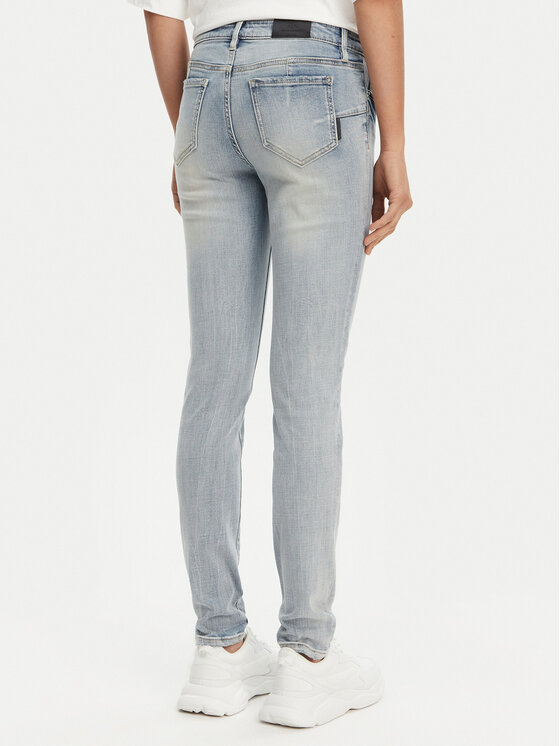 Armani Exchange Armani Exchange Džínsy XW000129 AF12853 MB001 Modrá Super Skinny Fit