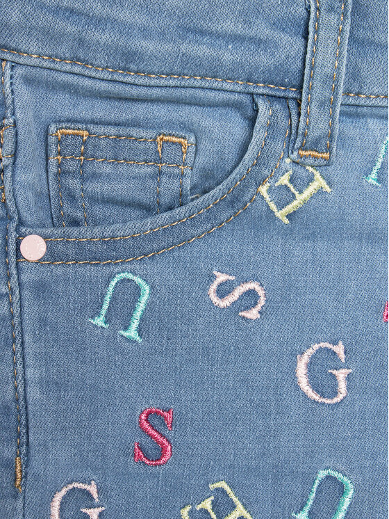 Guess Guess Džínsové šortky K4GD19 D4CA0 Modrá Regular Fit