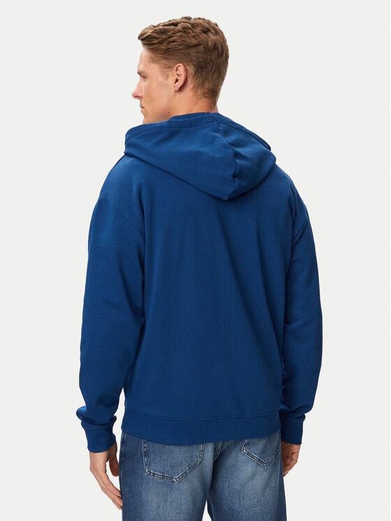 HUGO HUGO Світшот Dapozip 50548651 Голубий Relaxed Fit