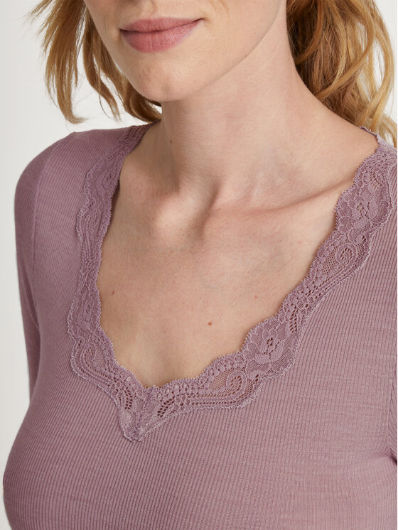 Calida Calida Tričko 15990 Fialová Regular Fit