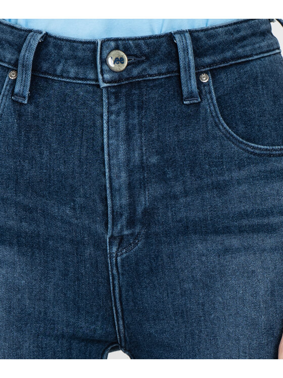 Lee Lee Jeansy L30LETLS Granatowy Skinny Fit