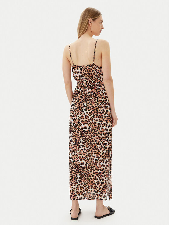 Vero Moda Vero Moda Poletna obleka Easy 10307995 Rjava Regular Fit