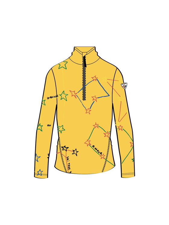 Rossignol Rossignol Bluza techniczna Booster Żółty Regular Fit
