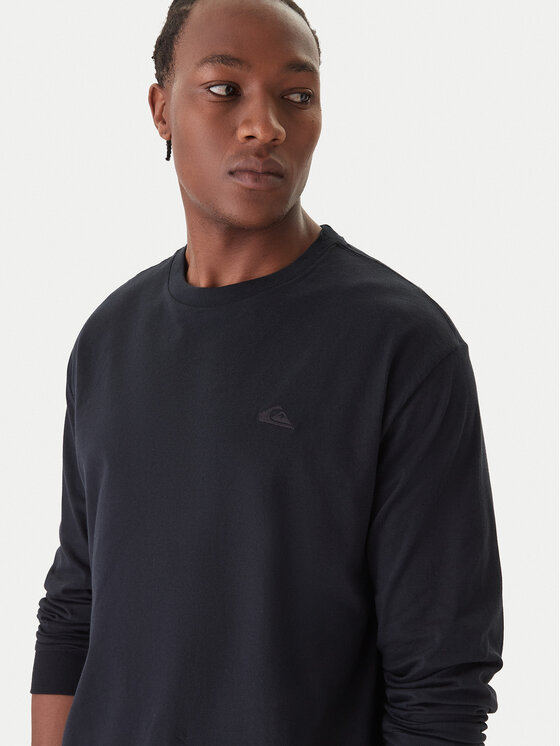 Quiksilver Quiksilver Pikkade varrukatega T-särk Salt Water EQYZT08206 Must Regular Fit