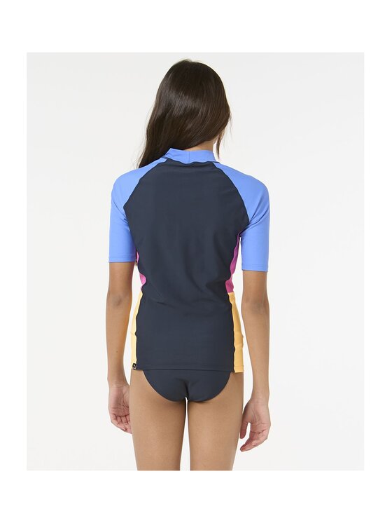 Rip Curl Rip Curl Koszulka do pływania Block Partyâ Â Ss Rash Vest -Gir Granatowy
