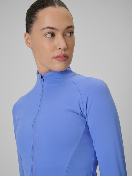 4F 4F Bluza BASIC+ Niebieski Slim Fit