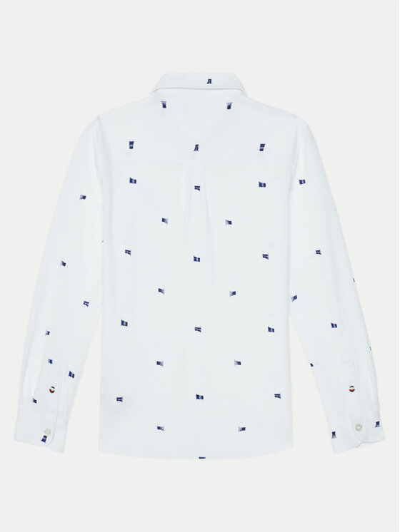 Tommy Hilfiger Tommy Hilfiger Cămașă KB0KB09594 Alb Regular Fit
