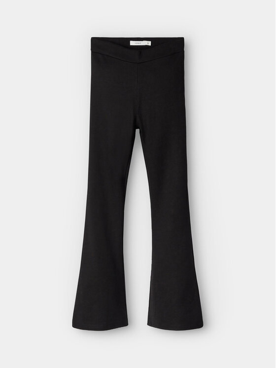 NAME IT NAME IT Παντελόνι υφασμάτινο 13177337 Μαύρο Bootcut Fit