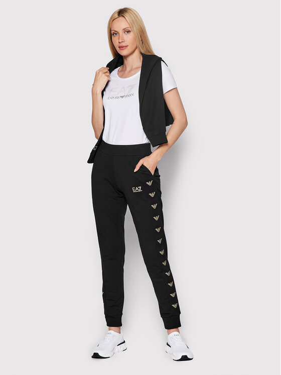 T-shirt 8NTT24 TJ2HZ 1100 Bianco Slim Fit