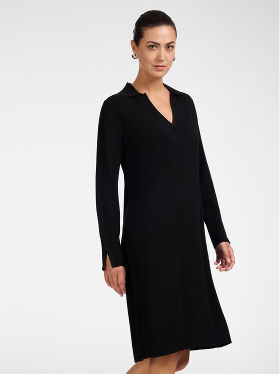 Elena Mirò Elena Mirò Sukienka codzienna 7601Z000133N033 Czarny Regular Fit