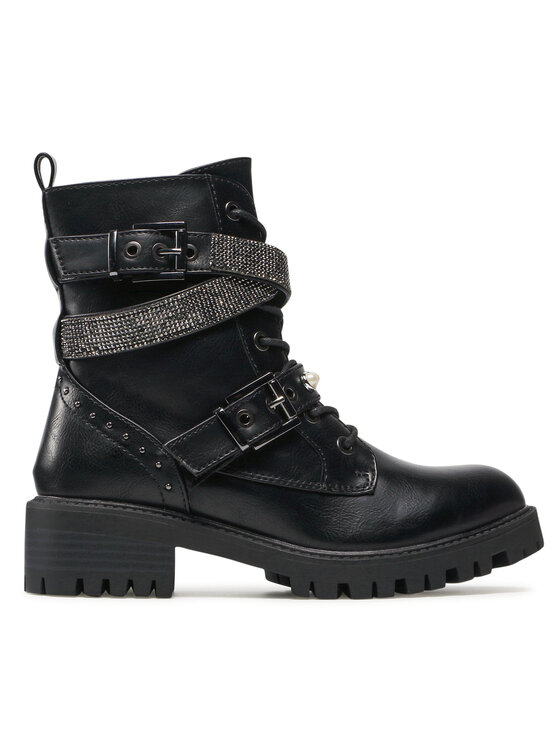 DeeZee DeeZee Schnürstiefeletten WS5577-09 Schwarz