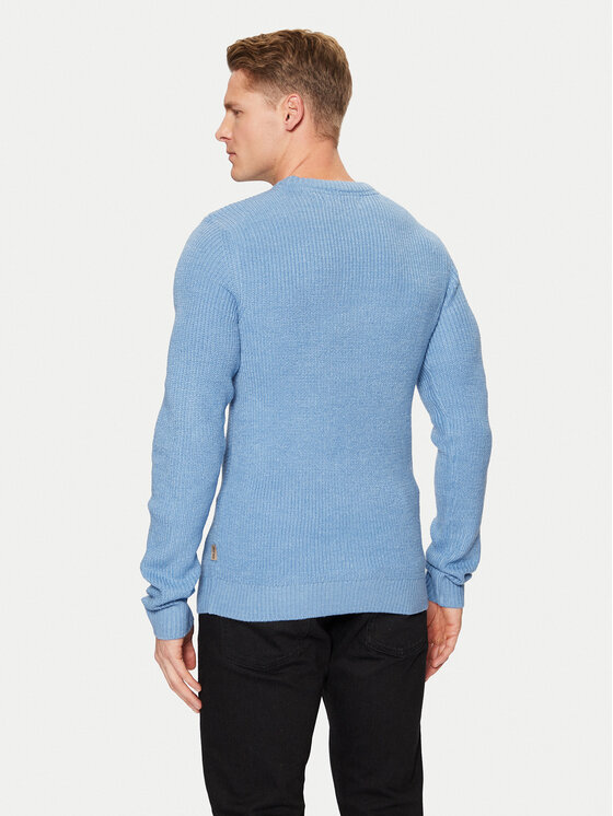 Blend Blend Sweter 20717277 Błękitny Regular Fit