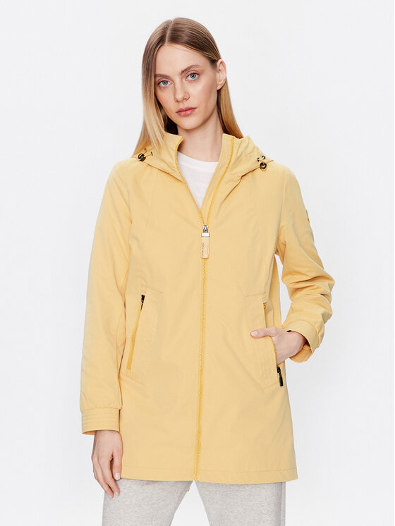 Volcano Volcano Kevad-sügis mantel J-Billie L22342-S23 Kollane Regular Fit