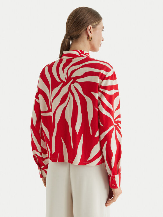 ONLY ONLY Camicia Sakura 15366883 Rosso Regular Fit