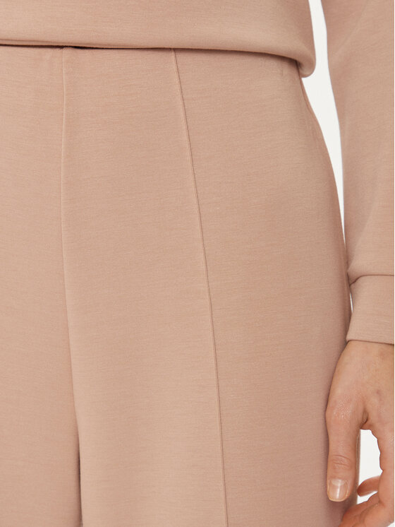 United Colors Of Benetton United Colors Of Benetton Spodnie dzianinowe 3UNN3F03B Beżowy Relaxed Fit