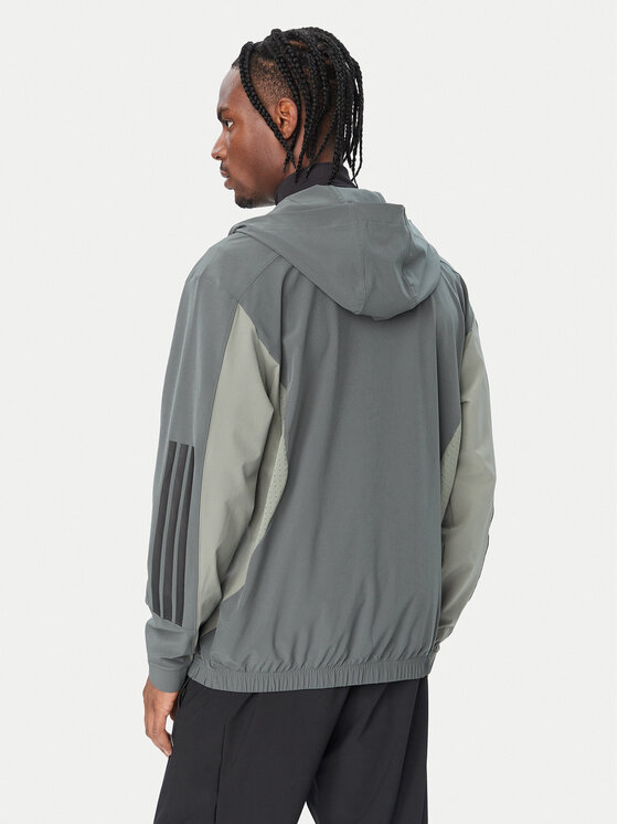 adidas adidas Felpa Tech Essentials Workout Track Top KQ5738 Verde Regular Fit