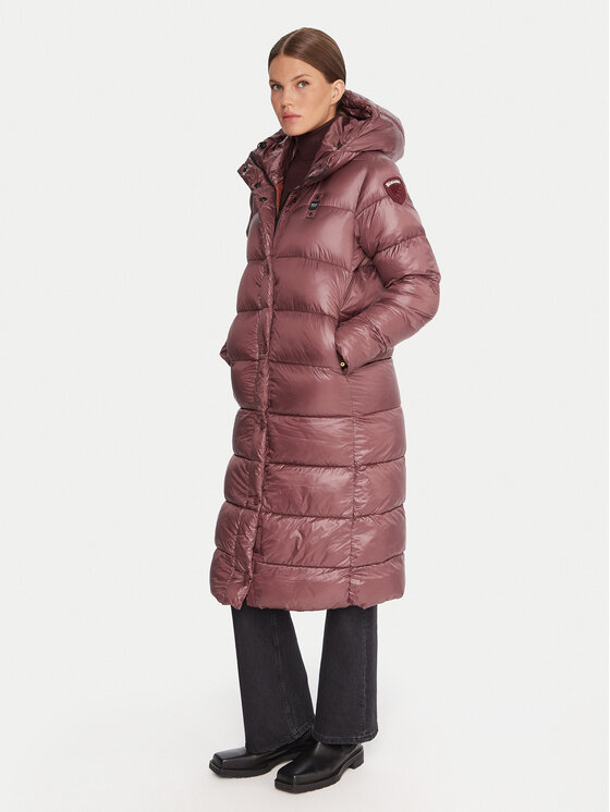 Blauer Blauer Wintermantel 25WBLDK02073 Dunkelrot Regular Fit