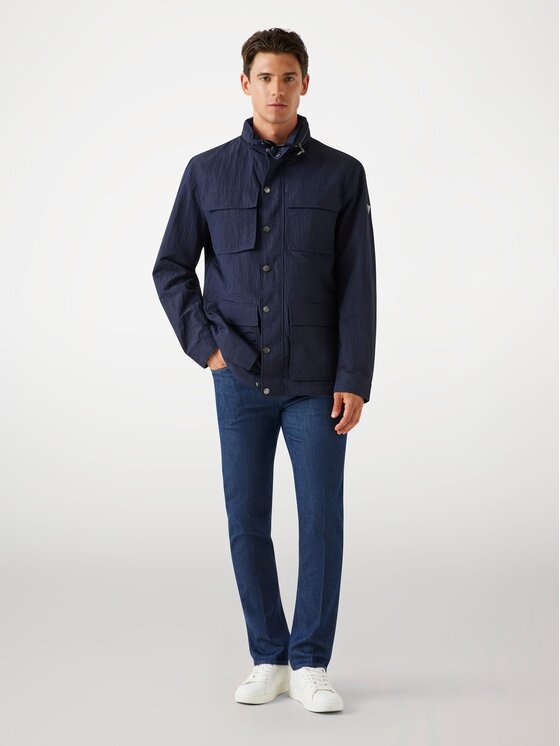 Guess Guess Kurtka przejściowa 177551 Niebieski Classic Fit