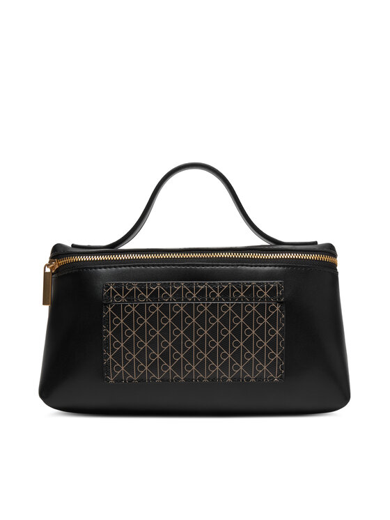 Calvin Klein Calvin Klein Kosmētikas somiņa Emblem Aop Beauty Case Giftset LV04F1102G Melns