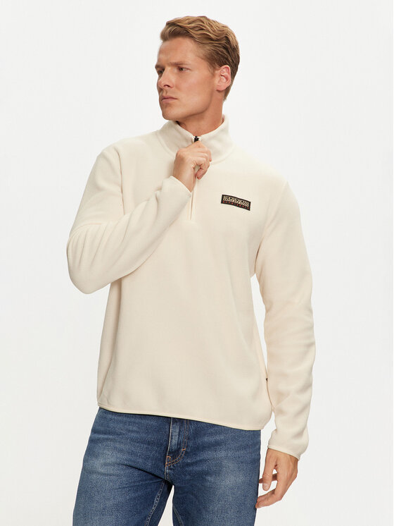 Napapijri Napapijri Флісовий реглан NP0A4HDV Бежевий Regular Fit