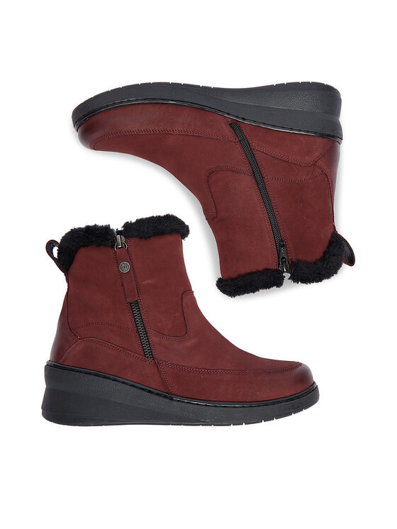 Go Soft Go Soft Stiefeletten CEO-WI23-NUREN-01 Dunkelrot