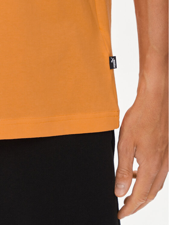 Puma Puma T-Shirt Ess+ Logo 678988 Orange Regular Fit