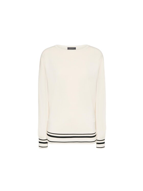 Elena Mirò Elena Mirò Maglione M453Z000581N0A2 Bianco Regular Fit