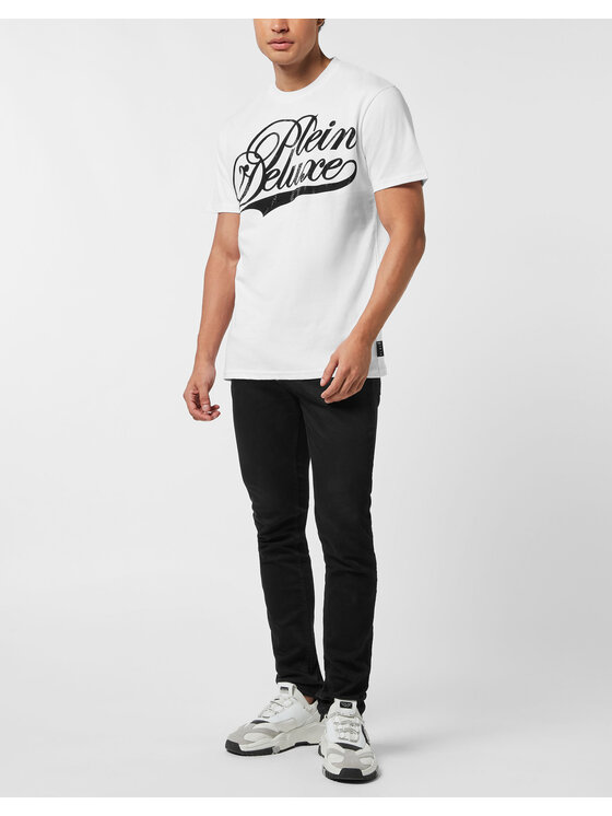 PHILIPP PLEIN PHILIPP PLEIN T-Shirt 26229 Biały Regular Fit