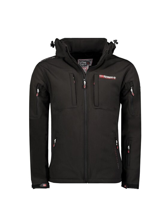Geographical Norway Geographical Norway Kurtka softshell WY9169H/GN/Black Czarny Regular Fit