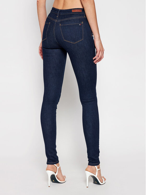 Tommy Hilfiger Tommy Hilfiger Jeansy WW0WW14742 Tmavomodrá Skinny Fit