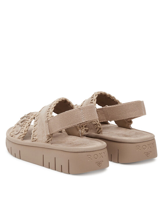 Roxy Roxy Sandały HY62277-1 Beżowy