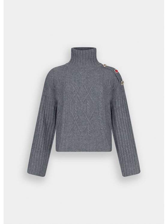 Liu Jo Liu Jo Maglione MF5425MS04002050 Grigio Regular Fit