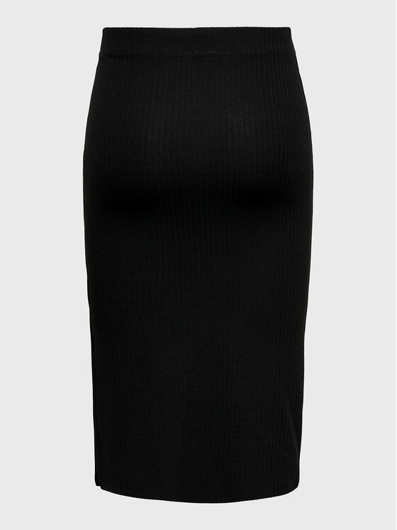ONLY ONLY Puzdrová sukňa 15233600 Čierna Slim Fit