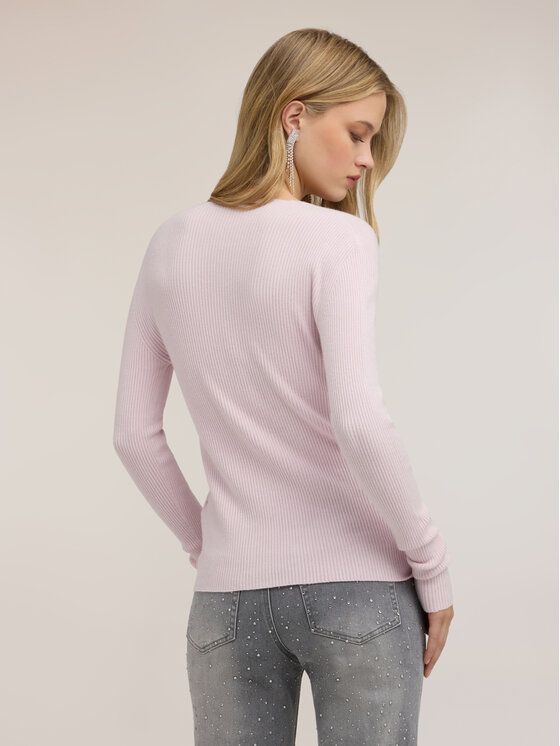 Motivi Motivi Sweter M340E002399N006 Różowy Slim Fit