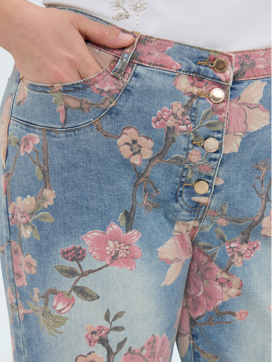 Fiorella Rubino Fiorella Rubino Jeans P468T405309N0V4 Turchese Regular Fit