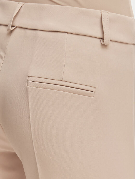 Maryley Maryley Pantaloni di tessuto 26EB52Z/43LA Beige chiaro Regular Fit