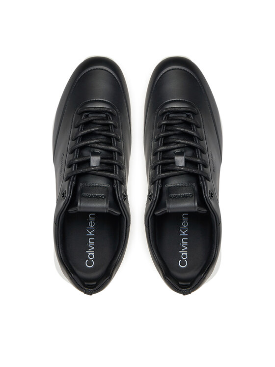 Calvin Klein Calvin Klein Sneakers Runner Lace Up - Lth HW0HW02396 Negru