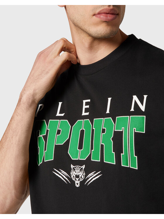 Plein Sport Plein Sport T-Shirt 1089 Czarny Regular Fit