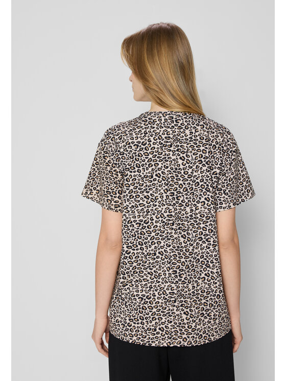 BIZUU BIZUU T-Shirt KIRAL Brązowy Standard Fit