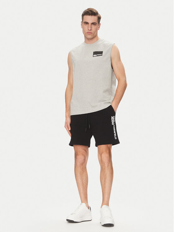 KARL LAGERFELD KARL LAGERFELD Tank top A2M17053 Siva Relaxed Fit