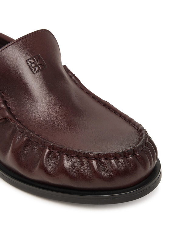 Calvin Klein Calvin Klein Мокасини Round Essential Loafer Lth HW0HW03195 Кафяв