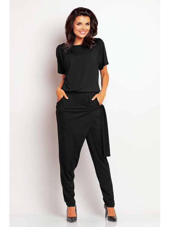 Infinite You Infinite You Kombinezon M106 Czarny Basic Fit