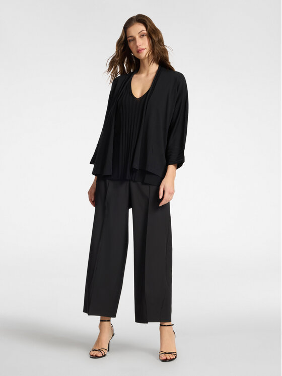 Elena Mirò Elena Mirò Cardigan M555E001941N033 Nero Boxy Fit