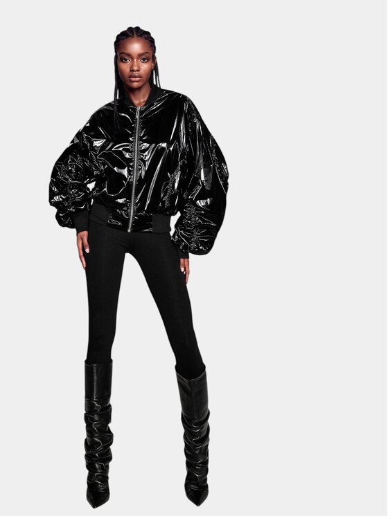 MADE BY SOCIETY MADE BY SOCIETY Kurtka anorak FRAME - J27531 Czarny Basic Fit